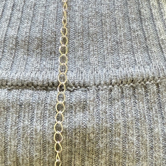 Black and gold multi charms necklace obsidian - Picture 3 of 8